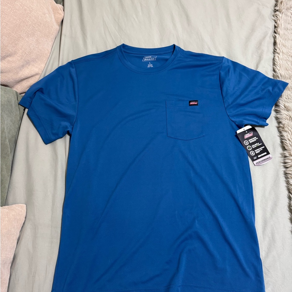 Dickies Blue Men's Shirt (size large brand new with tags)